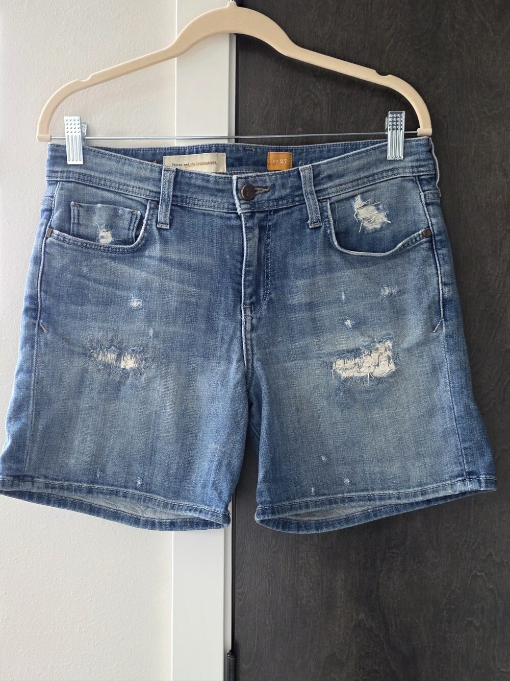 Pilcro Distressed Denim Shorts Size 27